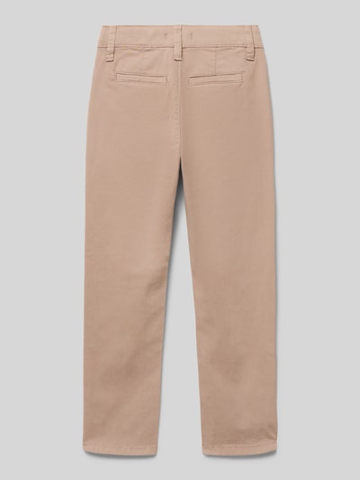 s.Oliver RED LABEL Chinosy o kroju regular fit z mieszanki bawełny model ‘PELLE’ Beżowy 3