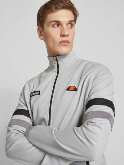 Ellesse Sweatjacke mit Stehkragen Modell 'PALMINTERI' Hellgrau 3