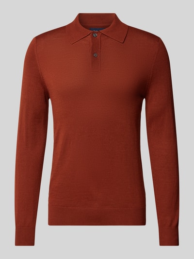 Christian Berg Men Slim Fit Strickpullover mit Polokragen Terra 2