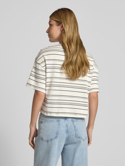 MSCH Copenhagen T-Shirt mit überschnittenen Schultern Modell 'Jaxine Bahara' Offwhite 5