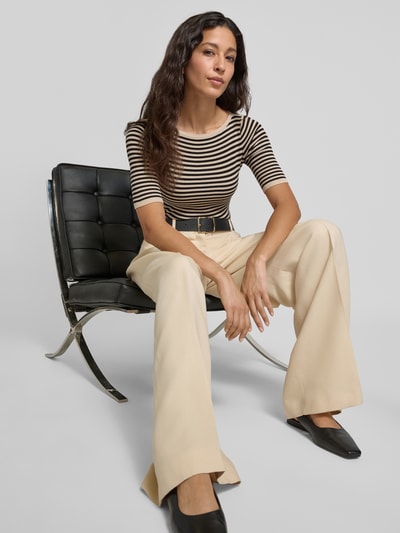 Weekend Max Mara Slim fit gebreide pullover van viscosemix, model 'WASER' Zwart - 3