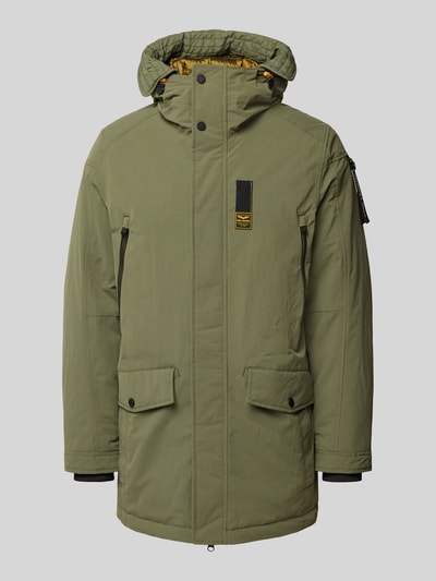 PME Legend Parka mit Label-Detail Oliv 2