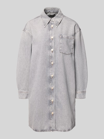 Marc O'Polo Denim Loose Fit Jeanskleid aus reiner Baumwolle Hellgrau 1