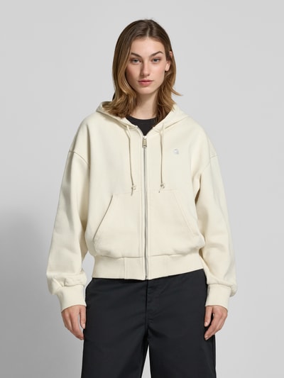 Carhartt Work In Progress Sweatjack met ritssluiting Offwhite - 4