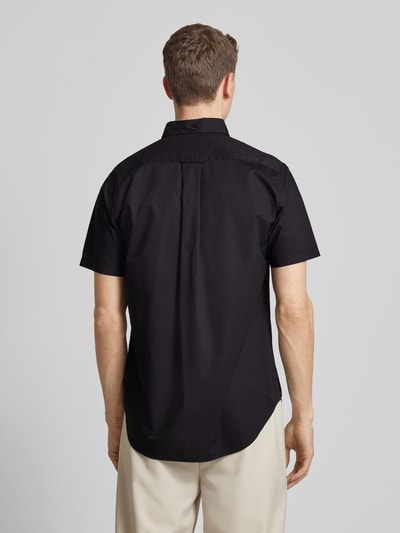 Gant Freizeithemd mit Label-Stitching Black 5