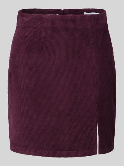 VERO MODA Nauwsluitende minirok van katoenmix model 'LULA' Donkerrood - 2