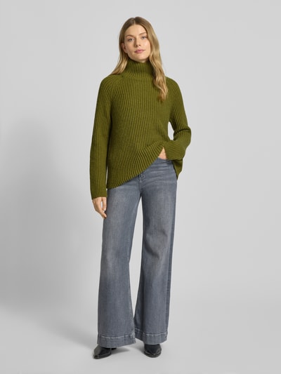 Drykorn Strickpullover mit Alpaka-Anteil Modell 'ARWEN' Gruen 1