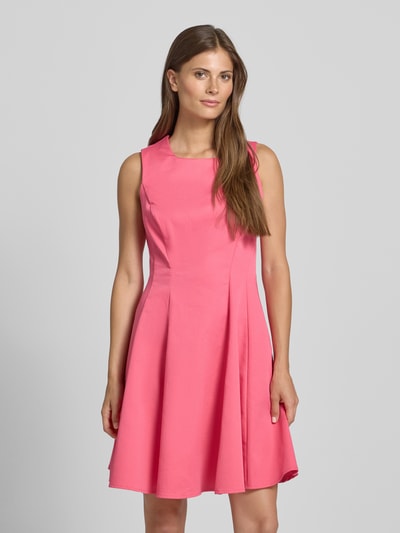 Rinascimento Cocktailkleid mit Rundhalsausschnitt Pink 4