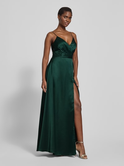 LUXUAR FASHION Abendkleid mit Herzausschnitt Dunkelgruen 1