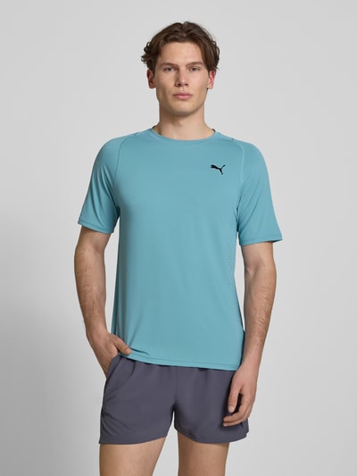 PUMA Performance T-Shirt mit Label-Print Aqua 4