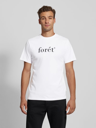 Forét T-shirt met ronde hals Wit - 4