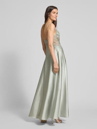 Laona Abendkleid mit Spitzenbesatz Gruen 5