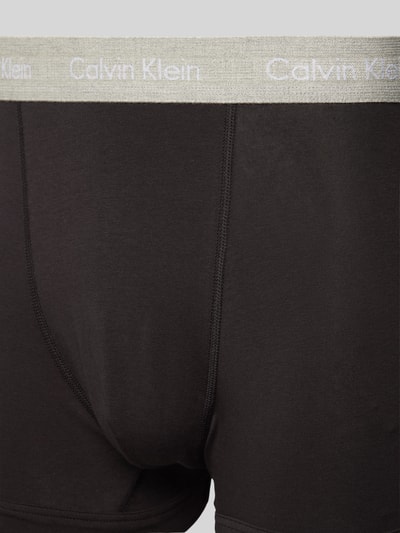 Calvin Klein Underwear Obcisłe bokserki z paskiem z logo w zestawie 3 szt. Czarny 2