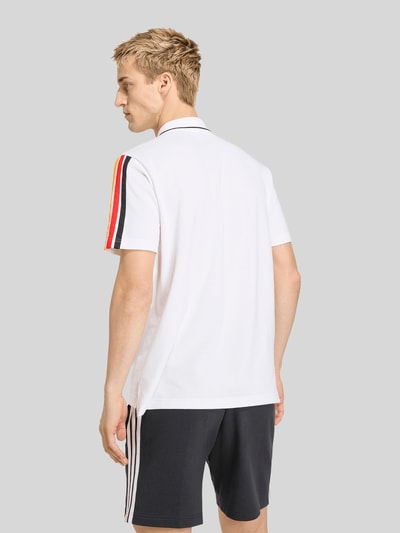 adidas Sportswear Regular Fit T-Shirt aus reiner Baumwolle Modell 'Deutschland DNA Polo WM 2026' Weiss 5
