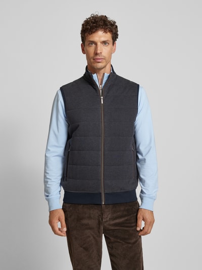 bugatti Gilet met opstaande kraag Marineblauw - 4