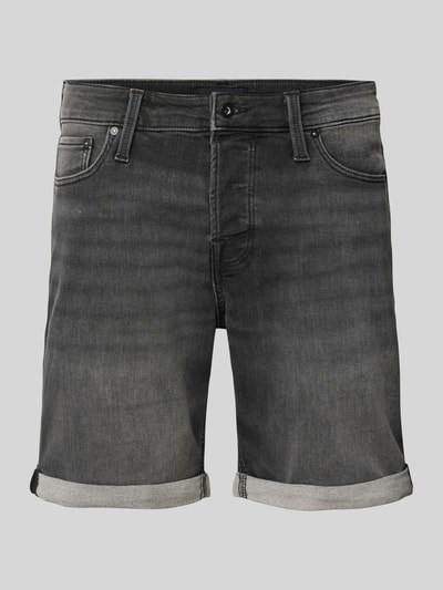 Jack & Jones Regular Fit Jeansshorts im 5-Pocket-Design Modell 'RICK' Dunkelgrau 2