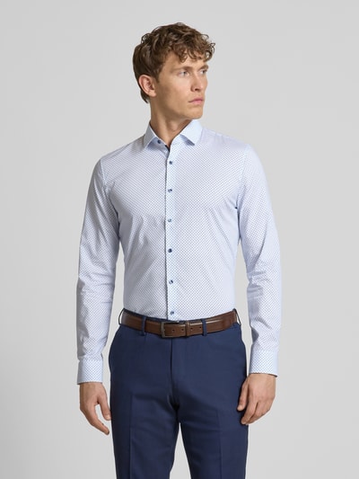 OLYMP No. Six Super Slim Fit Business-Hemd mit Kentkragen Weiss 4