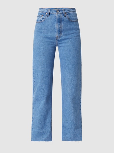 Levi's® Straight Fit High Waist Jeans mit Stretch-Anteil Modell 'Ribcage' - ‘Water<Less™’ Jeansblau 2