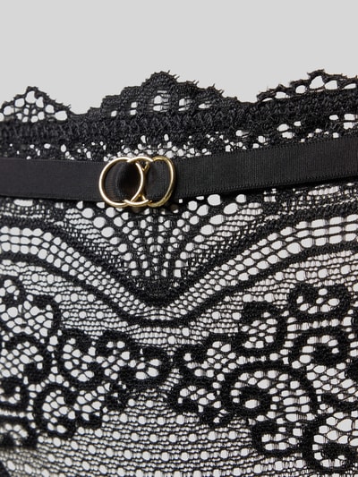 LASCANA String met applicatie, model 'Elenora' Zwart - 2