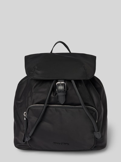 Marc O'Polo Rugzak met echt runderleer, model 'NILLA' Zwart - 2