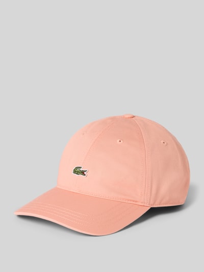 Produktfoto, Basecap aus reiner Baumwolle von Lacoste mit Optik: Unifarben, Label-Patch, Logo-Prägung, Schirm, feine Webstruktur, Schnallenverschluss