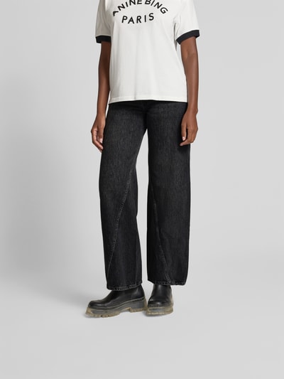 Anine Bing Wide Fit Jeans im 5-Pocket-Design Black 4