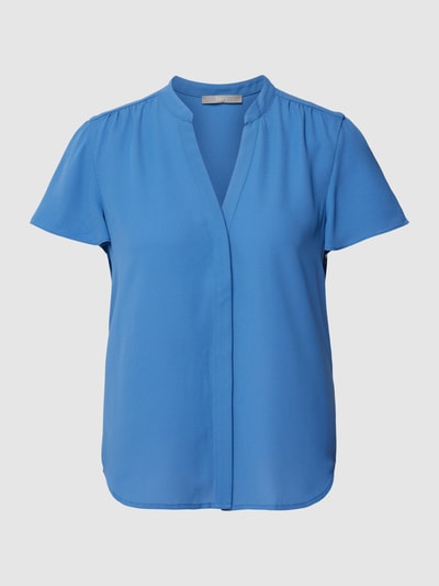 Jake*s Collection Blusenshirt mit V-Ausschnitt Blau 2