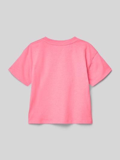 GAP t-shirt met pailletten Neon roze - 3