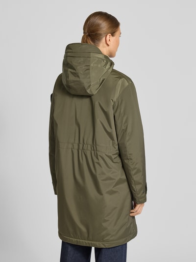 Blauer Usa Regular Fit Parka mit Teddyfellbesatz Modell 'Payne' Oliv 5