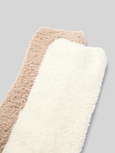 camano Skarpety z elastycznym pasem model ‘Socks cosy sustainable’ w zestawie 2 szt. Piaskowy 2