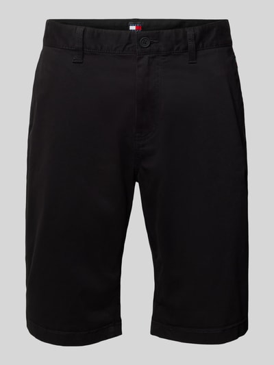Tommy Jeans Shorts in unifarbenem Design Modell 'SCANTON' Black 2