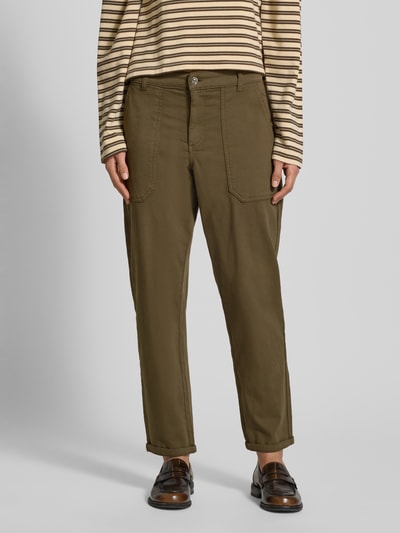 MAC Jeans met steekzakken, model 'WORKER' Olijfgroen - 4