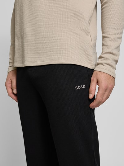 BOSS Sweatpants mit Label-Detail Black 3