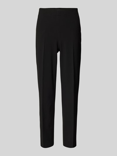 More & More Tapered Fit Stoffhose mit Bügelfalten Black 2