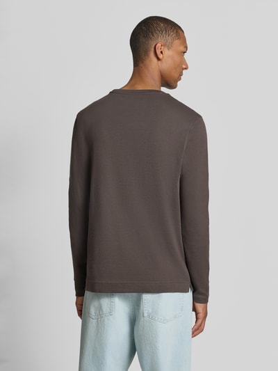 Christian Berg Men Longsleeve mit Rundhalsausschnitt Anthrazit 5