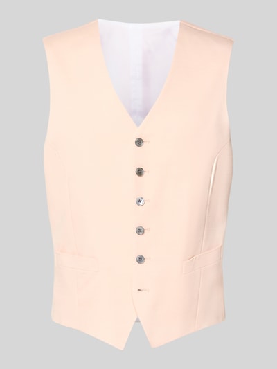 JOOP! COLLECTION Regular Fit Anzugweste aus Viskose-Woll-Mix Modell 'Weazer' Hellrot 1