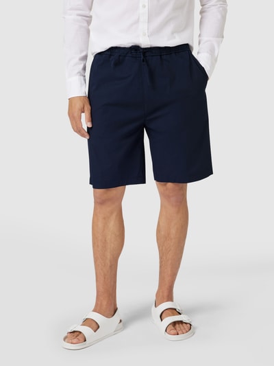 HUGO Bermuda met stretch, model 'Fivan' Marineblauw - 4