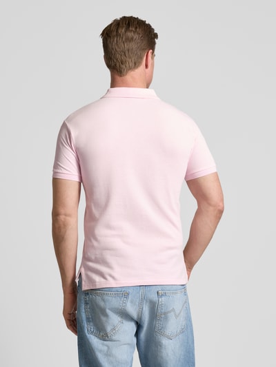 Polo Ralph Lauren Poloshirt mit Label-Stitching Rosa 5