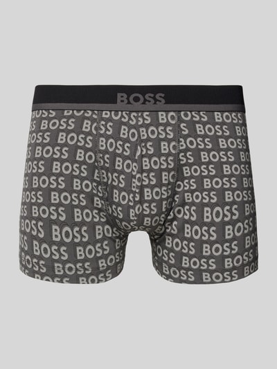 BOSS Trunks mit elastischem Label-Bund Dunkelgrau 1