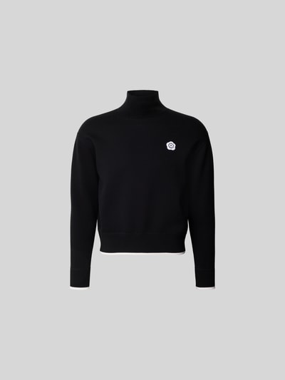 Kenzo Pullover mit Label-Stitching Black 2