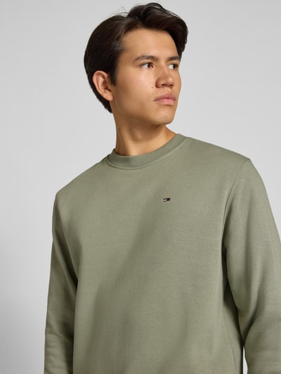 Tommy Jeans Regular fit sweatshirt van katoenmix Lichtgroen - 3