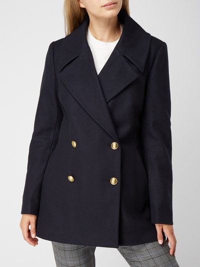 Drykorn Wolljacke mit 2-reihiger Knopfleiste Marineblau 4