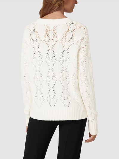 Christian Berg Woman Cardigan in gebreide look Offwhite - 5