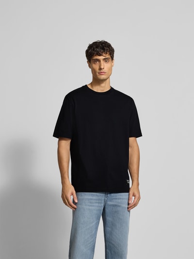 MAISON KITSUNÉ Regular Fit T-Shirt aus reiner Baumwolle Black 4