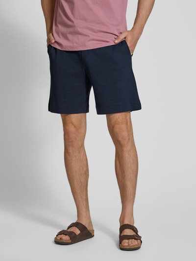 JOOP! Jeans Regular Fit Shorts mit Strukturmuster Modell 'Ediiz' Marine 5