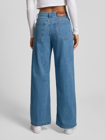 Calvin Klein Jeans Jeansy z bardzo wysokim stanem, szeroką nogawką i przetarciami Niebieski 5