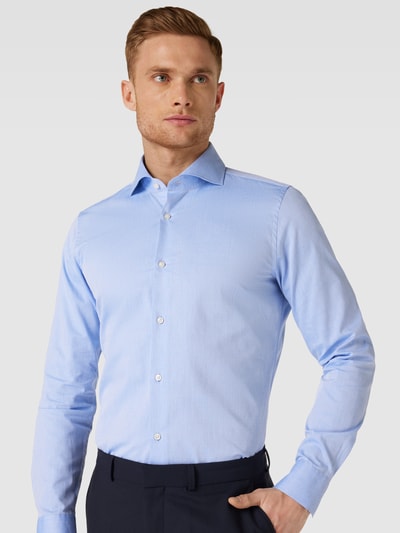 JOOP! Collection Slim Fit Business-Hemd mit Haifischkragen Modell 'Pai' Bleu 3