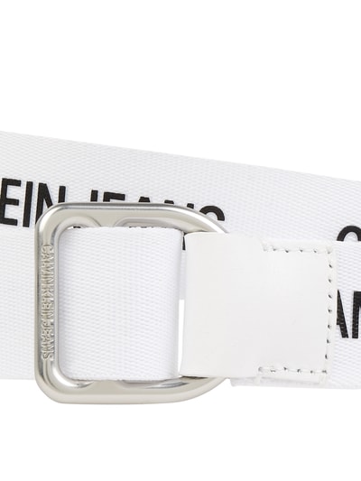 Calvin Klein Jeans Riem met leer Wit - 2