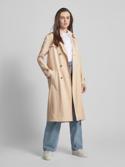 Zadig & Voltaire Trenchcoat mit Bindegürtel Modell 'LA PARISIENNE' Sand 1