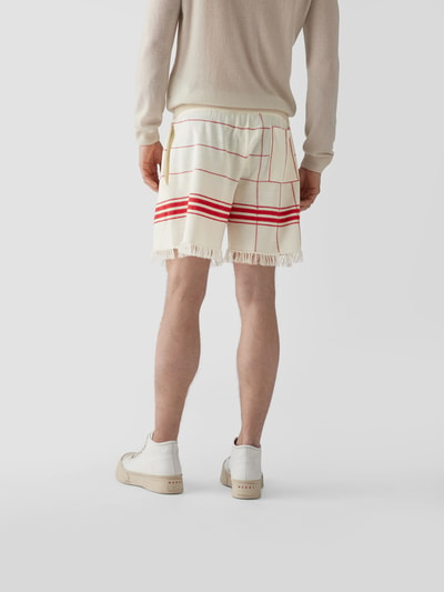 Maison Margiela Shorts mit Streifenmuster Ecru 5